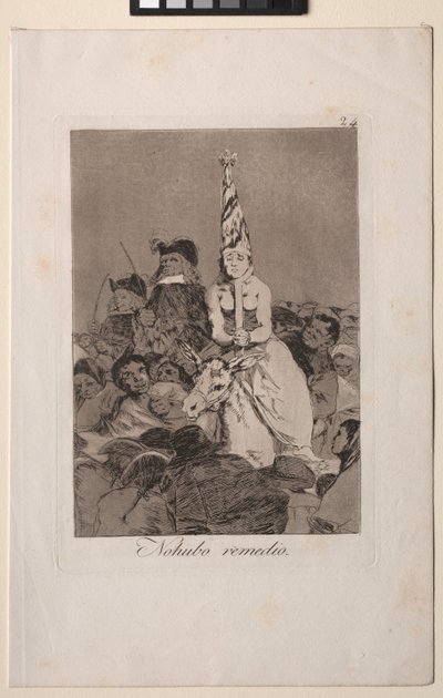 Caprichos: Der kunne ikke gøres noget ved det af Francisco de Goya