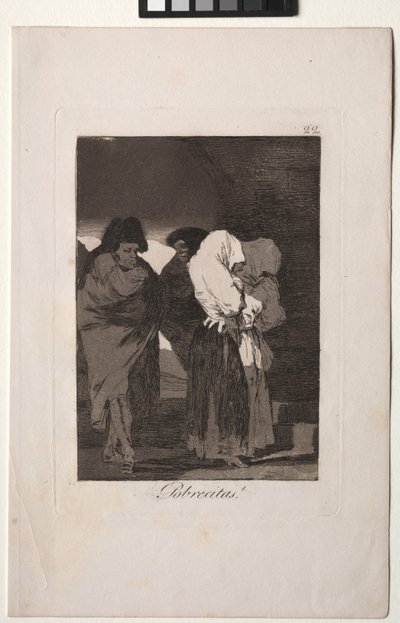 Caprichos: Stakkels små piger! af Francisco de Goya