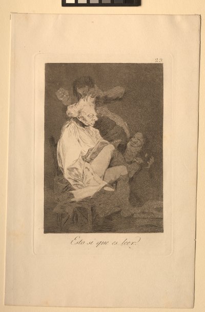 Caprichos: Det er bestemt at kunne læse. af Francisco de Goya
