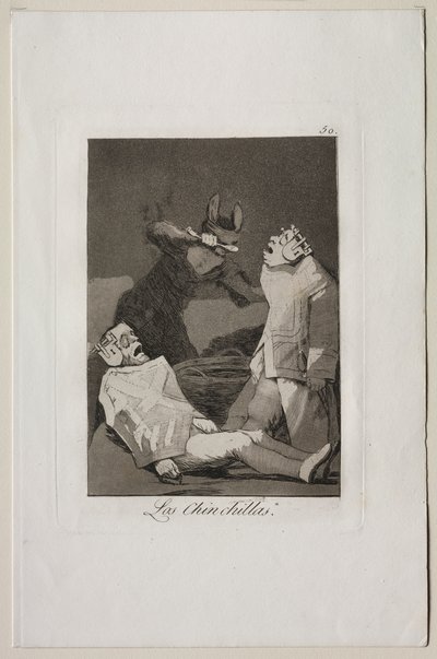 Caprichos: Chinchillaerne af Francisco de Goya