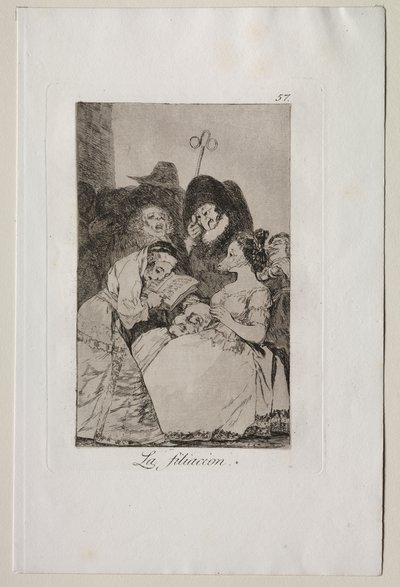 Caprichos: Filiationen af Francisco de Goya