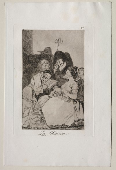 Caprichos: Filiationen. af Francisco de Goya