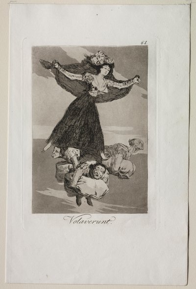 Caprichos: De er fløjet. af Francisco de Goya