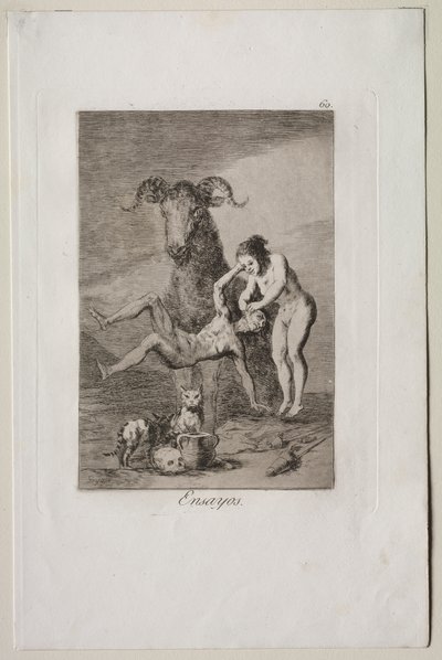 Caprichos: Forsøg af Francisco de Goya