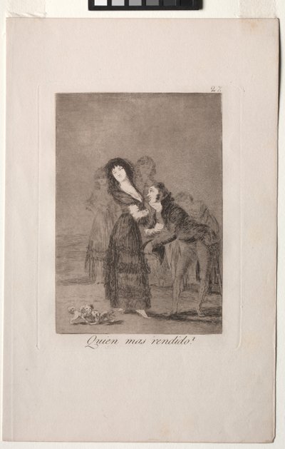Caprichos: Hvem af dem er mest overvundet? af Francisco de Goya