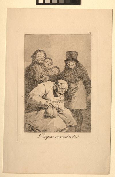 Caprichos: Hvorfor skjule dem. af Francisco de Goya