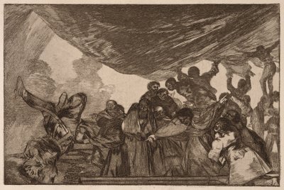 Klar dårskab, fra serien Los Disparates af Francisco de Goya