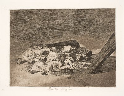 Døde (63) af Francisco de Goya