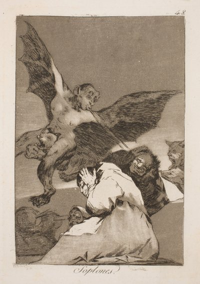 De blæser dem i ørene af Francisco de Goya