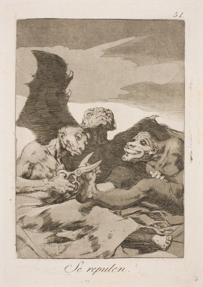 De gør toilette af Francisco de Goya