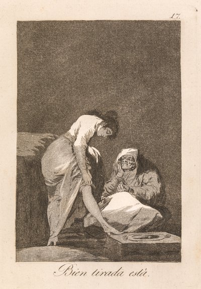Den sidder! af Francisco de Goya