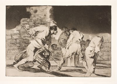 Den tåbelige vrede (Det er utroligt - og vi blev skabt af Gud) af Francisco de Goya