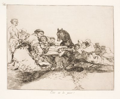 Det er dog værre (74) af Francisco de Goya