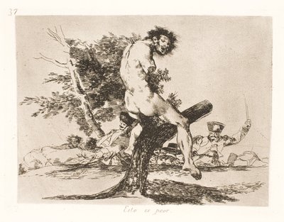 Dette er værre (37) af Francisco de Goya