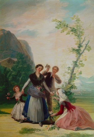Blomsterpigen eller foråret. 1786 af Francisco de Goya