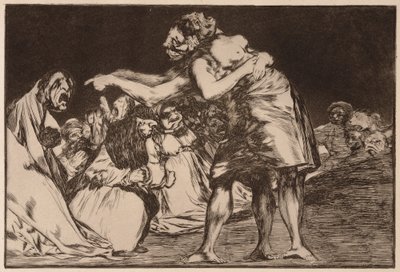 Uordnet dårskab, fra serien Los Disparates af Francisco de Goya