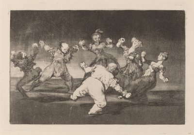 Uensartet allegre (Merry Folly) af Francisco de Goya