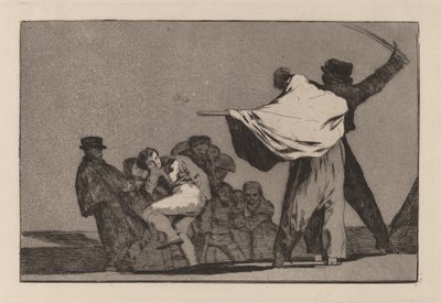 Uensartet conocido (velkendt dårskab) af Francisco de Goya