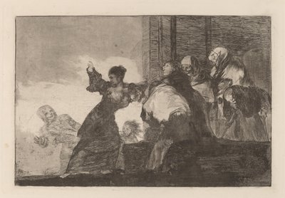 Uensartet pobre (stakkels dårskab) af Francisco de Goya