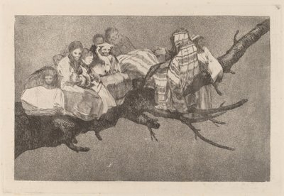 Disparate ridiculo (Latterlig dårskab) af Francisco de Goya