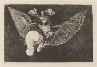 Disparate volante (Flying Folly) af Francisco de Goya