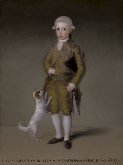Don Vicente Isabel Osorio de Moscoso y Álvarez de Toledo, greve af Trastámara, ca. 1787-88 af Francisco de Goya