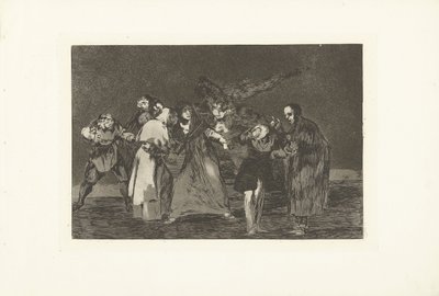 Tredobbelt tåbelighed Uensartet tredobbelt Los Disparates (The follies) (serietitel) Los Proverbios (Ordsprogene) (serietitel) af Francisco de Goya
