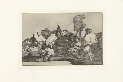 Karnevallets tåbelighed Spred karnevallet Los Disparates (The follies) (serietitel) Los Proverbios (Ordsprogene) (serietitel) af Francisco de Goya