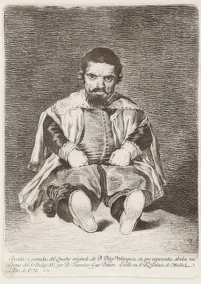 En dværg (Un Enano). 1778 af Francisco de Goya