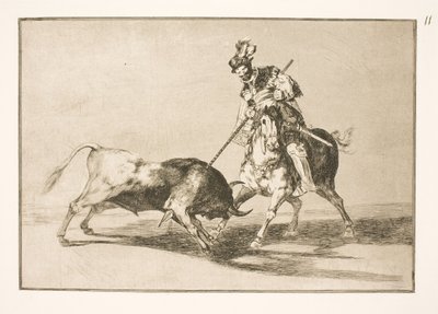 El Cid Campeador spidder en anden tyr af Francisco de Goya