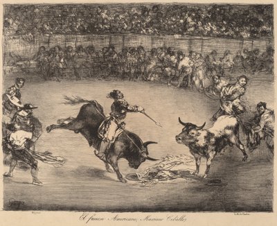Den berømte amerikaner, Mariano Ceballos (The Famous American, Mariano Ceballos) af Francisco de Goya