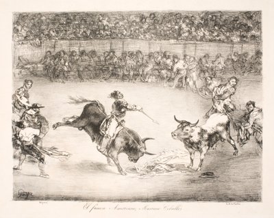 "Den berømte amerikaner, Mariano Ceballos" af Francisco de Goya