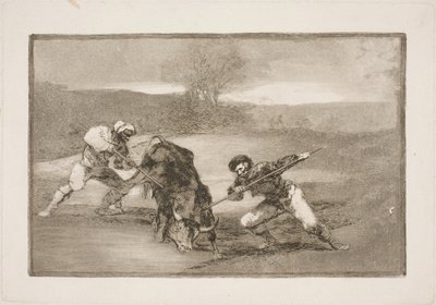 En anden måde at jage på til fods af Francisco de Goya