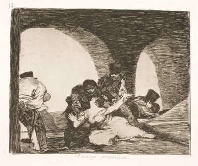 En frygtelig død (13) af Francisco de Goya