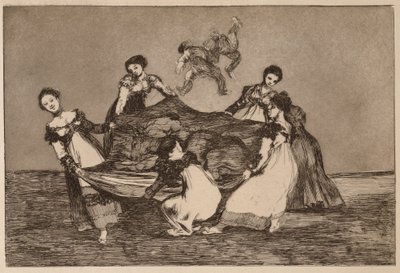 »Feminine Folly« (Disparate femenino) fra serien »Los Disparates« af Francisco de Goya