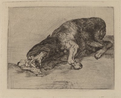 Hårdt monster! (Hærdigt monster!) af Francisco de Goya