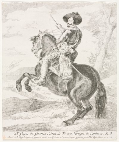 Gaspar de Guzman af Francisco de Goya