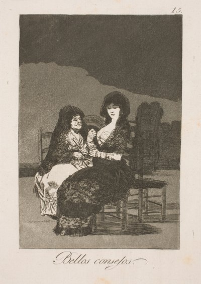 Gode råd af Francisco de Goya