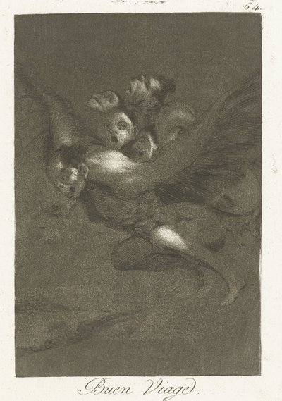 gode konger God tur (titel på objekt) Los Caprichos (serietitel) af Francisco de Goya
