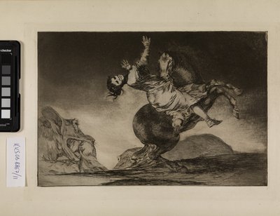 Hestebortføreren (En kvinde og en hest, lad en anden tæmme dem) af Francisco de Goya