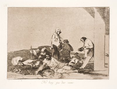Hvad nytter det at klage (58) af Francisco de Goya