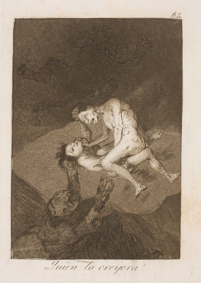 Hvem skulle have troet det! af Francisco de Goya