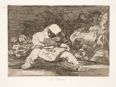 Hvilket vanvid! (68) af Francisco de Goya