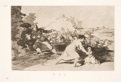jeg så det af Francisco de Goya