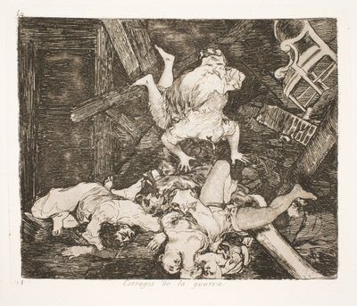 Krigens rædsler (30) af Francisco de Goya