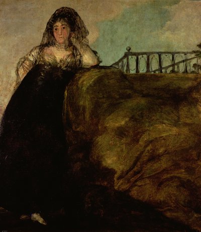 Leocadia Zorilla, kunstnerens husholderske, ca. 1821 af Francisco de Goya