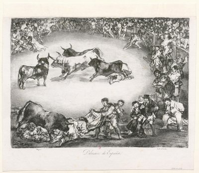 [Tyrene fra Bordeaux: Spansk underholdning] af Francisco de Goya