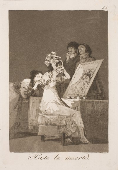 Lige til sin død af Francisco de Goya