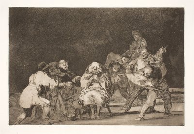 Loyalitet (Han, som ikke kan lide dig, vil defamere dig gennem gæk) af Francisco de Goya