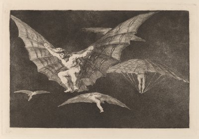 Modo de volar (En måde at flyve på) af Francisco de Goya